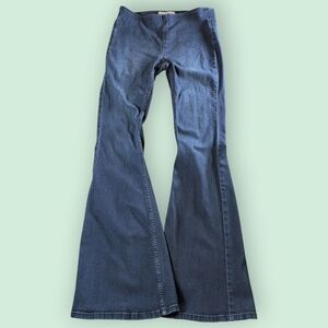 Free People Penny Pull‑On Flare Jeans